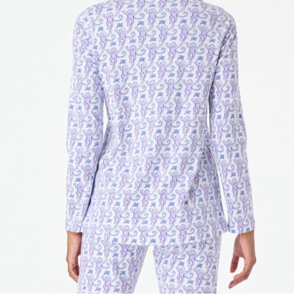 Roller Rabbit Monkey Pajama Top - Picture 3 of 10